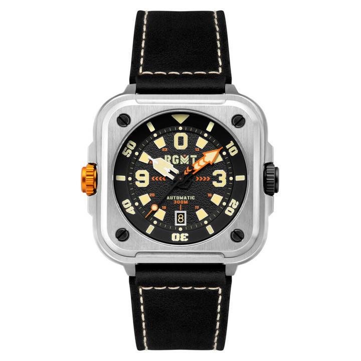 Photo: RGMT Pershing Automatic Black Dial Mens Watch RG-8066-01