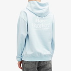 Sporty & Rich Men's Eat More Veggies Hoodie in Baby Blue/White