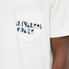 Universal Works Men's Pocket T-Shirt in Ecru