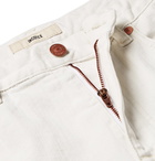 Incotex - Slim-Fit Stretch-Denim Jeans - White