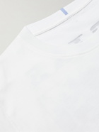 MCQ - Striae Logo-Appliquéd Printed Cotton-Jersey T-Shirt - White
