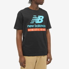 New Balance Men's Essentials Logo T-Shirt in Black