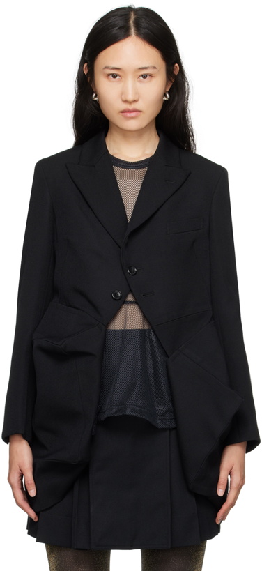 Photo: Comme des Garçons Black Asymmetrical Blazer