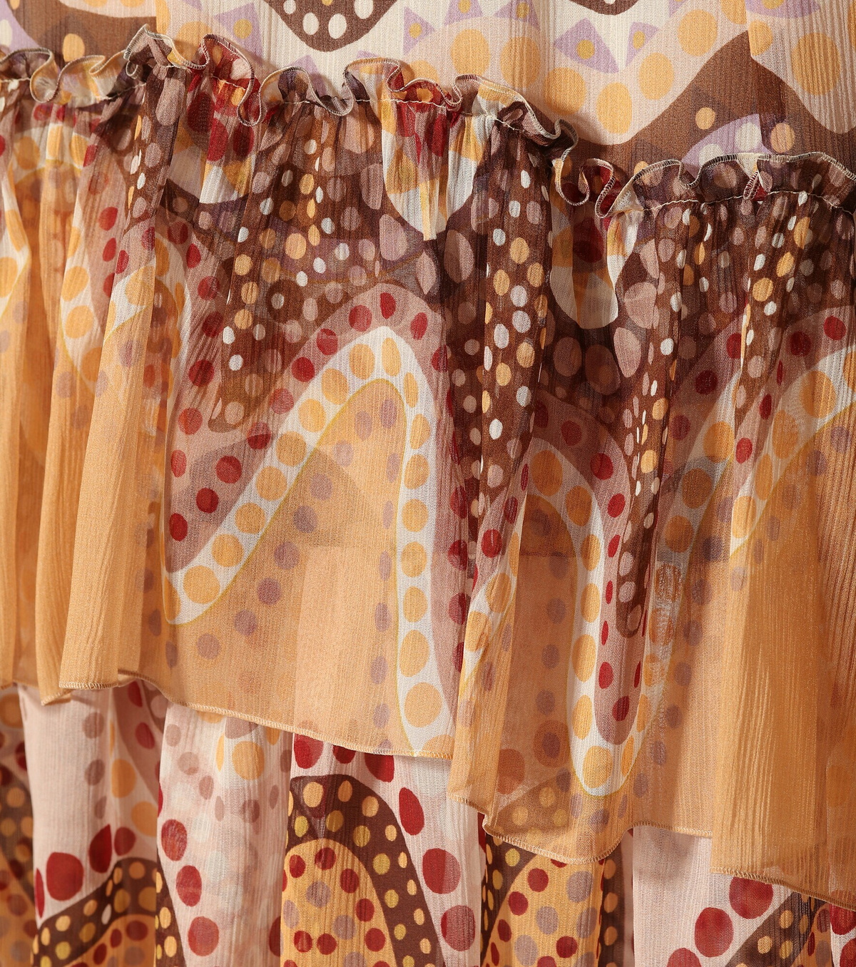 【Chloe】プリント silk-creponスカート Chloe - Printed silk-crepon skirt Chloe