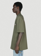 Balenciaga - Logo Print T-Shirt in Khaki