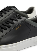 Axel Arigato Atlas Panelled Leather Sneakers Black And White