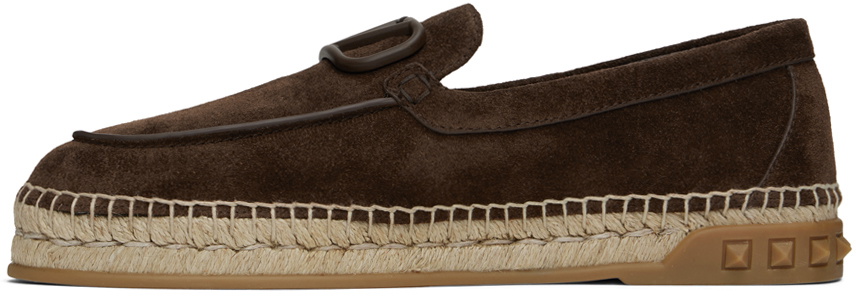 Valentino Garavani Brown Leisure Flows Espadrilles