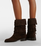 Aquazzura Maverick fringed suede boots