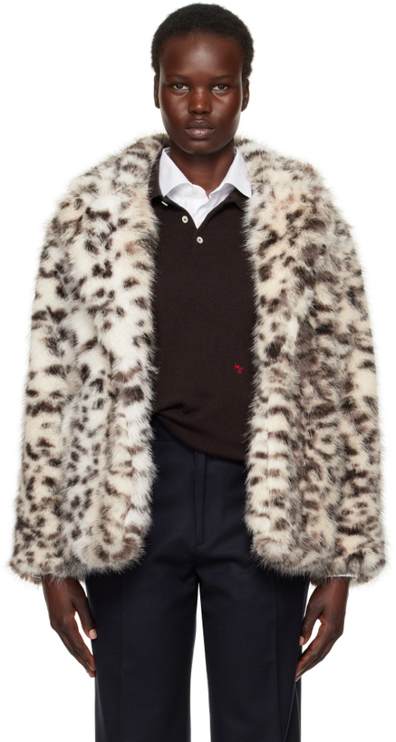 Photo: HommeGirls Multicolor Leopard Faux-Fur Jacket