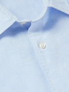 Officine Générale - Giacomo Cotton and Linen-Blend Shirt - Blue