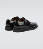 Gianvito Rossi Scott leather monk strap shoes