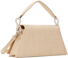 MACH & MACH Beige Medium Samantha Bag