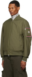 Moncler Green Bharani Bomber Jacket