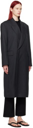 Youth Gray Oversized Coat