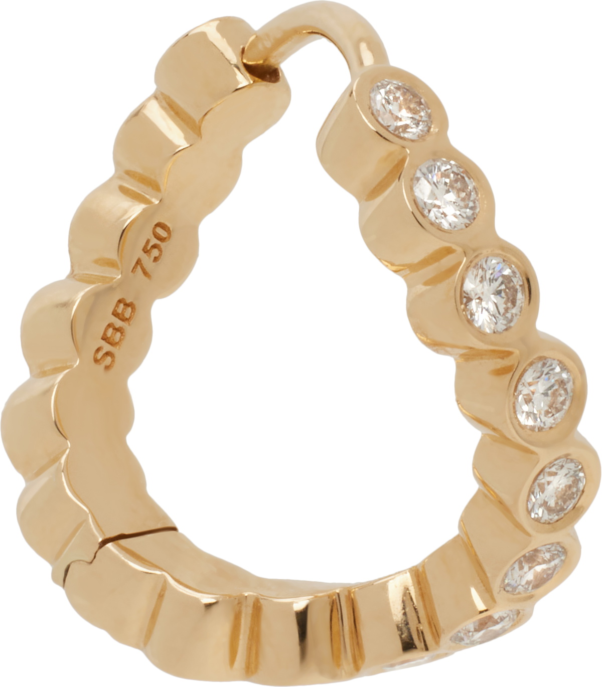 Sophie Bille Brahe Gold Petit Courant Single Earring