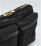 Tom Ford Utility leather-trimmed pouch