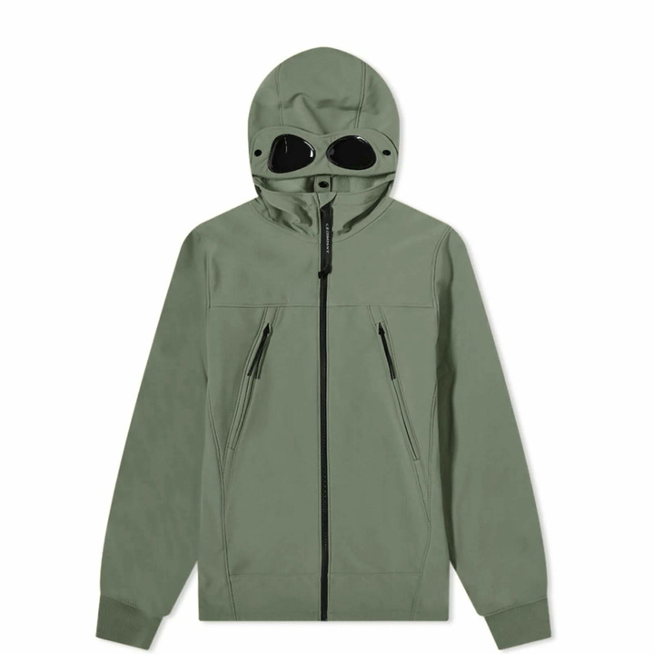 Photo: C.P. Company Undersixteen Women's Shell R Goggle Jacket in Bronze Green