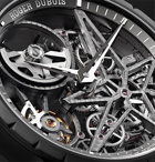 Roger Dubuis - Excalibur Automatic Skeleton 42mm Titanium and Leather Watch, Ref. No. DBEX0726 - Unknown