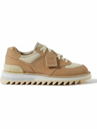 New Balance - Tokyo Design Studio 574 Suede-Trimmed Leather and Canvas Sneakers - Brown