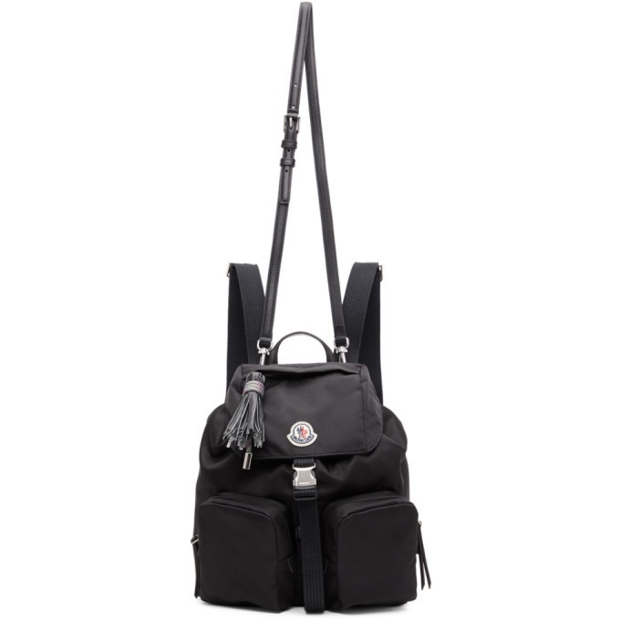 Moncler Silver Leather Mini Dauphine Backpack Moncler