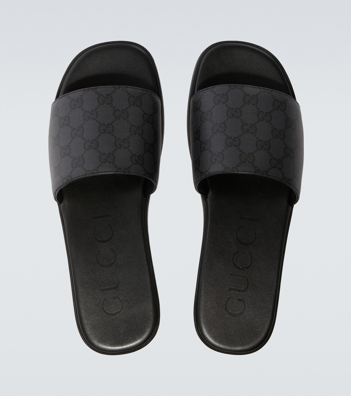 Gucci GG canvas slides