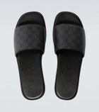 Gucci GG canvas slides
