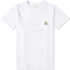 Isabel Marant Men's Zafferh Small Logo T-Shirt in Khaki/White