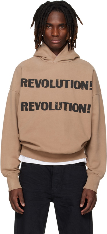 Photo: Fear of God Pink Heavyweight Long Sleeve 'Revolution' Hoodie