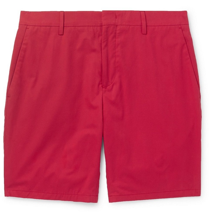 Photo: Paul Smith - Slim-Fit Cotton Shorts - Red