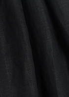 Faithfull The Brand Sofia Pleated Wide-leg Linen Trousers Black