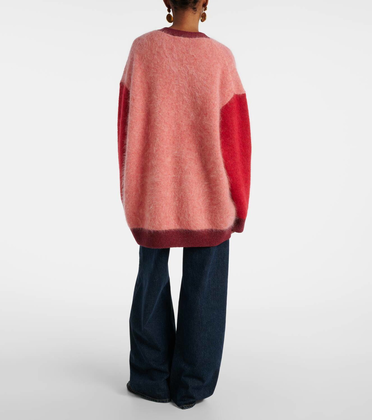 Alémais Court embroidered wool-blend cardigan