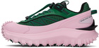 Moncler Green & Pink Trailgrip GTX Sneakers