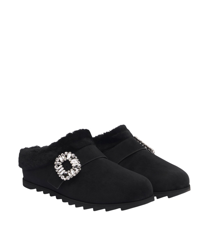 Photo: Roger Vivier Slidy Viv' suede mules