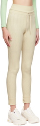 OTTI Off-White Biodegradable Nylon Sport Leggings