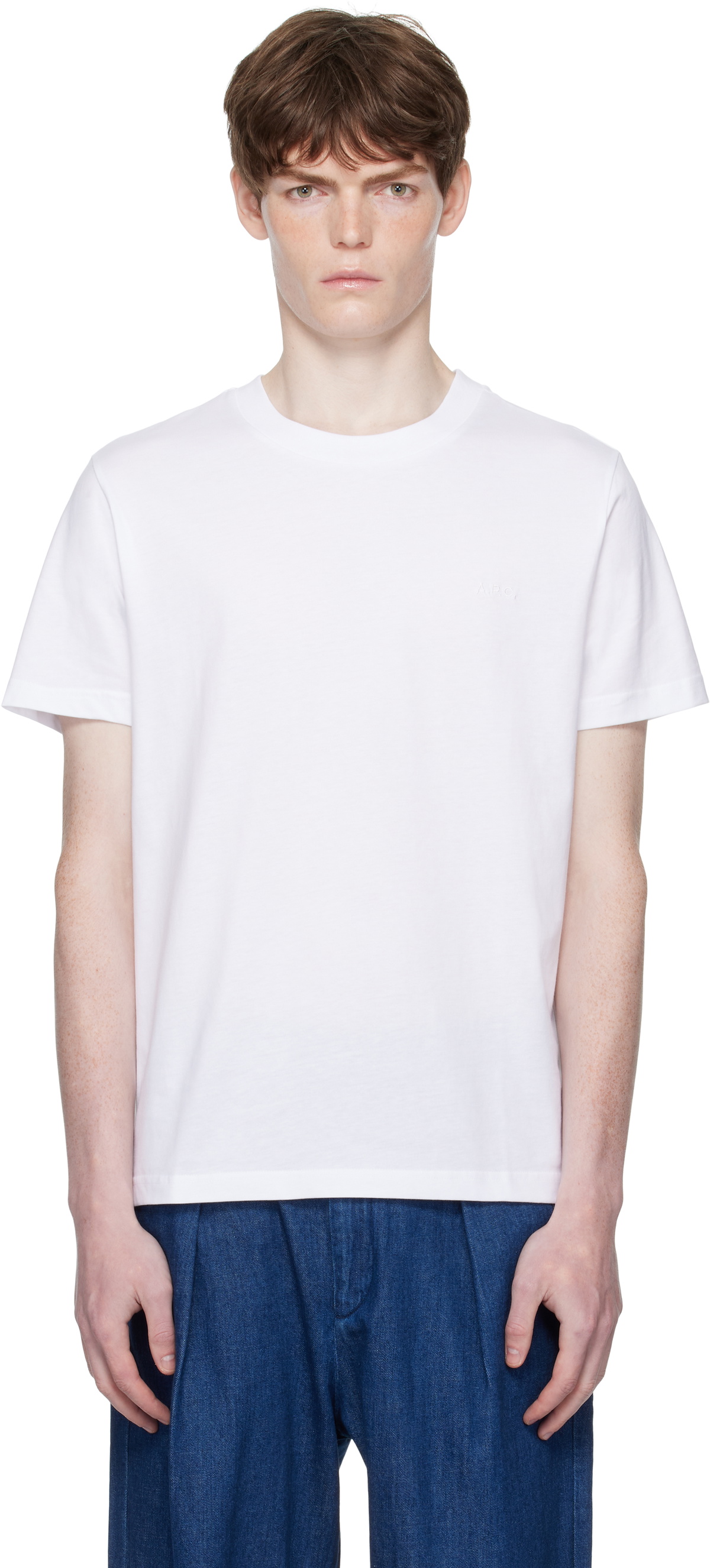 送料関税込♪【A.P.C.】White ASICS Edition Wind T-shirt white-asics-edition-wind-t-
