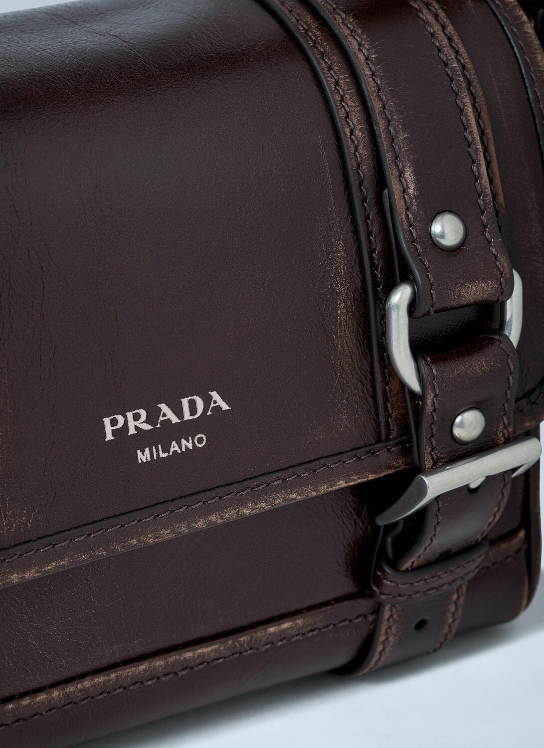 Prada Leather Explore Crossbody Bag Prada