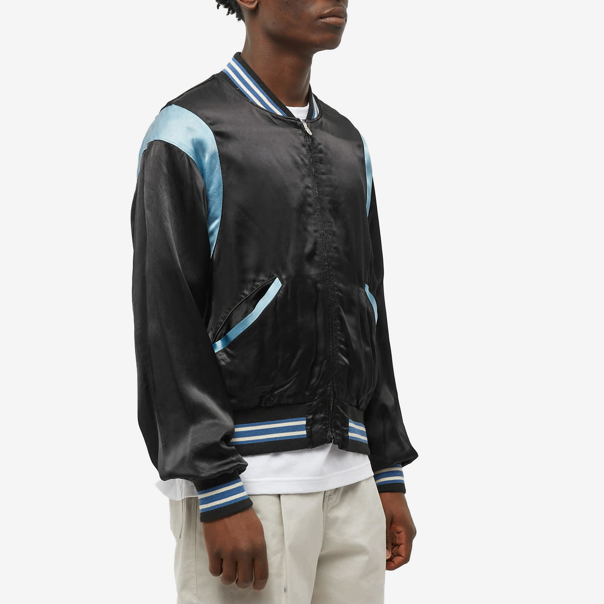 Visvim Men's Douglas Stadium Jacket in Black