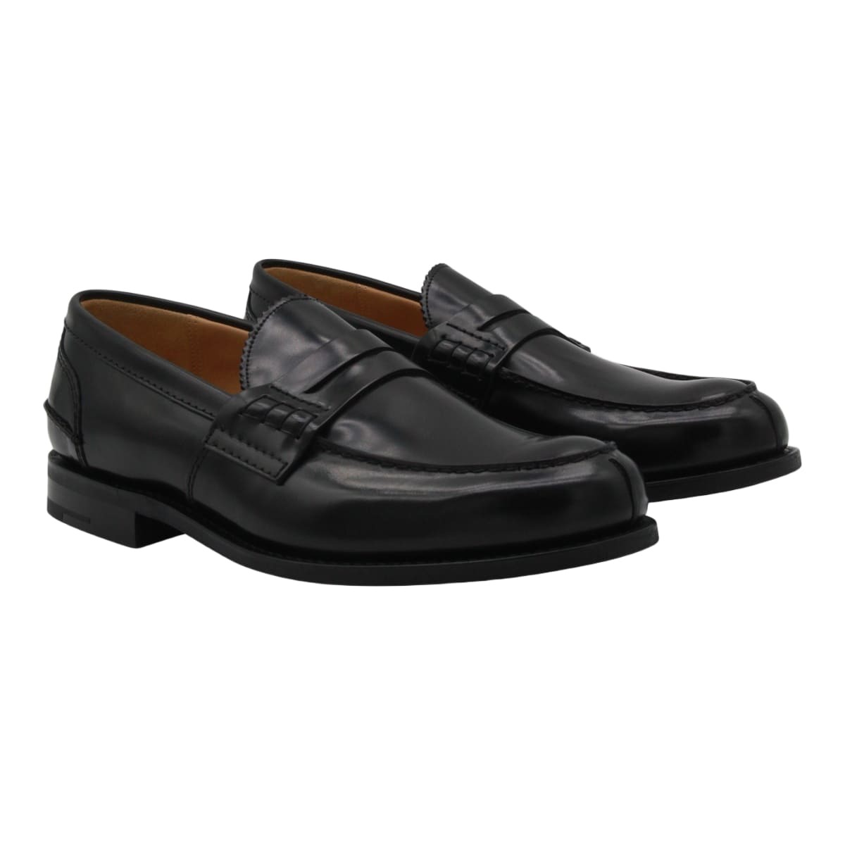 Church's Black Leather Loafers