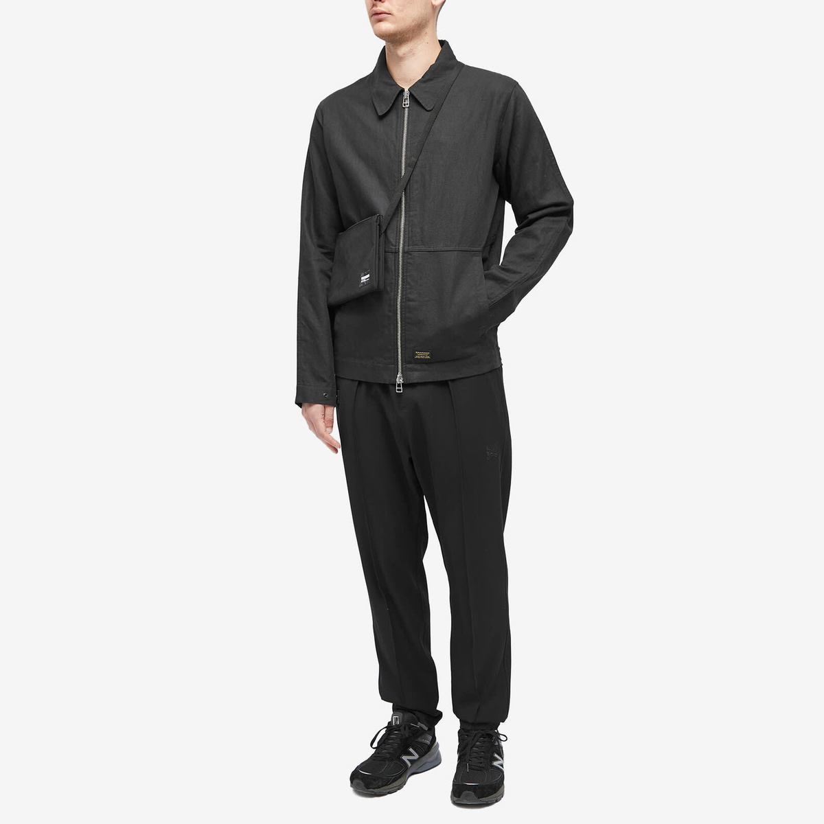 Neighborhood Men's Mini Rectangle Bag in Black Neighborhood