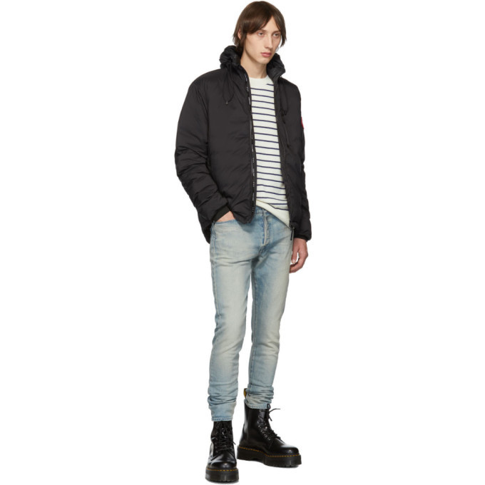 Canada Goose Black Down Lodge Hooded Jacket