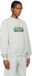 Burberry Gray Daisy Logo Sweatshirt
