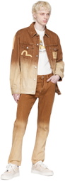 Evisu Brown Daicock Denim Jacket