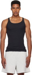 SKIMS Three-Pack Black SKIMS Cotton Rib Tank Tops