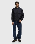 Norse Projects Aksel Cavalry Cotton Wool Windstopper Jacket Blue Mens Windbreaker