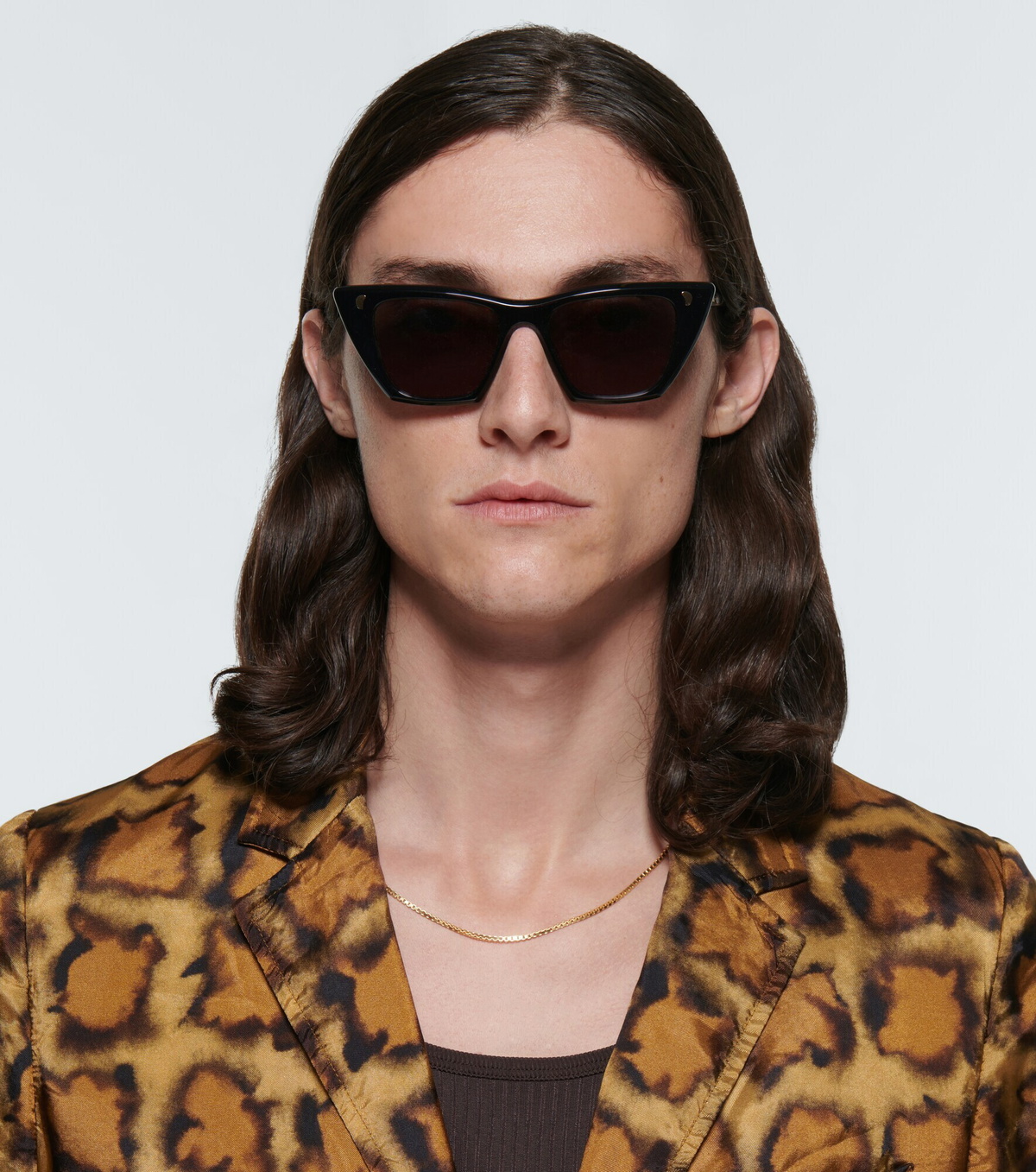 NWT Nanushka Bruno Bio Plastic Black Cat Eye Sunglasses Tully - Bioplastic sunglasses - Black – Nanushka main image 4