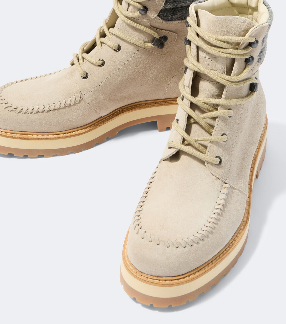 Eleventy Suede lace-up boots