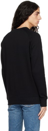 Maison Kitsuné Black 'Café Kitsuné' Sweatshirt