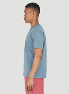 Athletic Jersey Combed T-Shirt in Blue