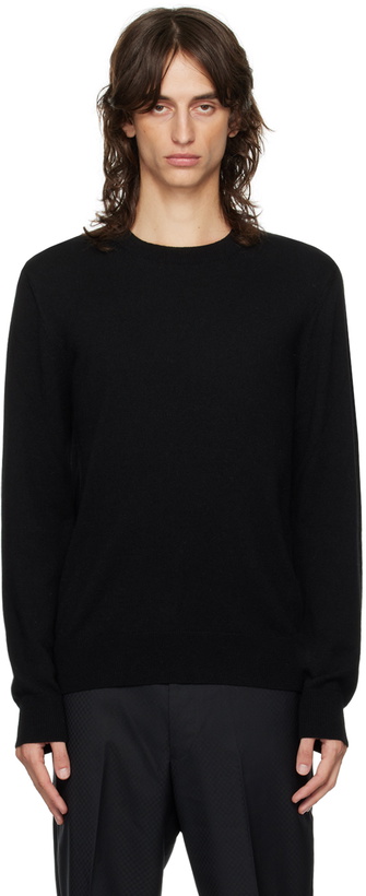 Photo: Comme des Garçons Homme Deux Black Wool Sweater
