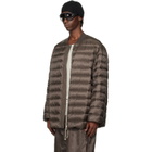 Rick Owens Moncler + Rick Owens Brown Flight Parka Jacket
